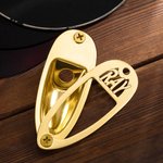Personalised Oval Guitar Jack Socket Plate with Engraved Letters and 2 Screws Musical Instrument Accessory Gift for Guitar Lovers