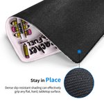 Gepersonaliseerde 3D Effect Apple Pencil Regenboog Teach Love Inspire Antislip Muismat met Naam Verjaardag Lerarendag Waardering Cadeau voor Leraar
