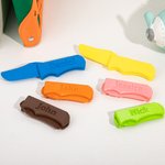 Personalised 3D Print Multicolour Folded Kid Play Knife with Name Enlightenment Fidget Toy Children's Day Birthday Gift for Boys Girls