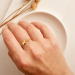 Personligt djur djur silhuett initialer ring minnesmärke smycken gåva för djurälskare