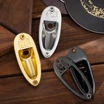 Personalised Oval Guitar Jack Socket Plate with Engraved Letters and 2 Screws Musical Instrument Accessory Gift for Guitar Lovers