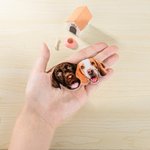 Broche en Acrylique Personnalisée avec Portrait d'Animal de Compagnie Cadeau d'Anniversaire pour les Amoureux des Animaux de Compagnie