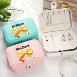 Personalised Large Capacity Pencil Bow-knot Jewellery Box with Name Graduation Teacher's Day Gratitude Gift for Teacher