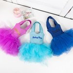 Sac Fourre-tout de Tutu Personnalisé avec Nom Cadeau d'Anniversaire pour les Amoureux de la Danse Classique Ballerine