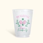 Gepersonaliseerde Pickleball Paddles Shatterproof Food Grade PP Plastic Cup Set van 10 Party Club Gift voor Pickleball Fans