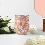 Gobelet avec Paille Personnalisé avec Nom Design Pickleball Cadeau d'Équipe pour Amoureux de Sport