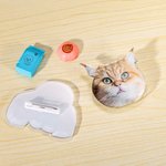 Broche en Acrylique Personnalisée avec Portrait d'Animal de Compagnie Cadeau d'Anniversaire pour les Amoureux des Animaux de Compagnie