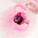 Sac Fourre-tout de Tutu Personnalisé avec Nom Cadeau d'Anniversaire pour les Amoureux de la Danse Classique Ballerine