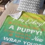 Personalized Multicolour Dog Cat Photo Soft Blanket with Name Date Memorial Sympathy Gift for Pet Lovers