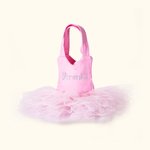 Sac Fourre-tout de Tutu Personnalisé avec Nom Cadeau d'Anniversaire pour les Amoureux de la Danse Classique Ballerine
