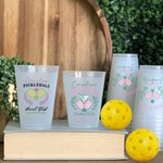 Gepersonaliseerde Pickleball Paddles Shatterproof Food Grade PP Plastic Cup Set van 10 Party Club Gift voor Pickleball Fans