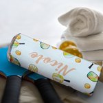 Pickleball coloré personnalisé 20oz Skinny Tumbler avec nom et paille Graduation Birthday Gift for Sports Lover (Cadeau d'anniversaire pour les amoure
