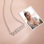 Personalized American Sign Language Necklace with Fingerspelling Name Charm Heartwarming Gift for Deaf ASL Interpreter Teacher