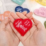 Personalised Heart-Shaped Birth Flower Book Leather Bookmark with Name and Text Birthday Graduation Gift for Book Lover