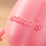 Personalised 3D Printed Cute Smile Face Crochet Knitting Yarn Bowl with Name Multicolour Available Funny Birthday Gift for Mom Grandma