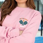 Personalised Pickleball Paddles In My Pickleball Era Crewneck T-Shirt Sweatshirt with Name Ball Game Birthday Gift for Pickleball Lover