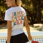 Personalised Pickleball Paddles In My Pickleball Era Crewneck T-Shirt Sweatshirt with Name Ball Game Birthday Gift for Pickleball Lover
