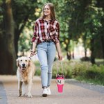 Sac de Bouteille avec Sangle Réglable Personnalisé avec Fleur de Naissance et Nom Manchon Bouteille 40oz Tumbler Cadeau d'Anniversaire pour Elle