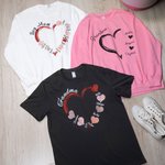 Personalisierte Oma Herz Schweiß Paw Prints Crewneck T-shirt Sweatshirt mit 1-10 Kind Namen Geburtstag Muttertag Geschenk für sie