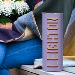 Gepersonaliseerde Multicolor Schaduw Monogram 20oz Naam Skinny Tumbler met rietje en schoonmaakborstel Verjaardagsfeestje Sport Cadeau voor haar