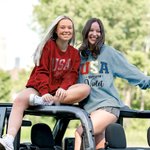 Personlig Röd Vit Blå USA Flagga Bow Heart Letters 4th of July 1776 Sweatshirt med namn Amerikansk självständighetsdag Present till henne