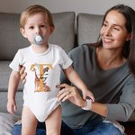 Personalisierte 100% Baumwolle niedlichen Dschungel Tier Baby Onesie Kind T-Shirt mit Namen Baby Dusche Geburtstag Geschenk für neugeborene Kind