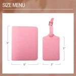 Personalized Airplane Heart Route Leather Passport Holder Luggage Tag Set with Name Travel Accessories Gift for Travel Lover