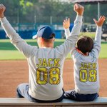 Personalised Softball Theme Kids Adult Sweatshirt with Name and Number Softball Game Birthday Gift for Softball Sport Lovers