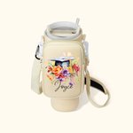 Ramo de flores personalizado Nombre de la tapa de graduación Botella de agua Bolsa para 40oz Stanley Vaso Regalo de graduación para graduados