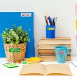 Personalisierte niedlichen Regenbogen Buntstift wasserdicht Lehrer Schule Bibliothek Etiketten Briefpapier mit Namen und Klasse Lehrertag Geburtstag Geschenk für Lehrer