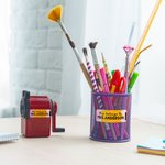 Personalisierte niedlichen Regenbogen Buntstift wasserdicht Lehrer Schule Bibliothek Etiketten Briefpapier mit Namen und Klasse Lehrertag Geburtstag Geschenk für Lehrer