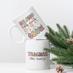 Personalized Helping Little Minds Grow Cute Flowers 11oz 15oz Ceramic Mug with Name Birthday Appreciation Back to School Gift for Teacher