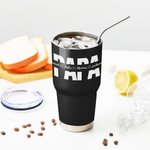 Personalized Dad Papa 30oz Tumbler Insulated Coffee Mug with 1-8 Names Father's Day Birthday Thank You Gift for Him