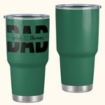 Personalized Dad Papa 30oz Tumbler Insulated Coffee Mug with 1-8 Names Father's Day Birthday Thank You Gift for Him