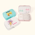 Personalised Large Capacity Pencil Bow-knot Jewellery Box with Name Graduation Teacher's Day Gratitude Gift for Teacher