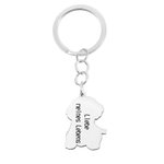 Personalisierter Schlüsselanhänger mit Haustier Foto und Text Gravur Geschenk für Tierliebhaber