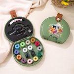 Personalized Bouquet Graduation Cap Portable Sewing Kit Set Storage Box with Name Class of 2025 Graduation Birthday Gift for Graduates