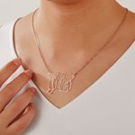 Personalisierte Silhouette Halskette mit Haustier-Anhänger und Namen Geburtstag Geschenk für Hund und Katze Haustier Liebhaber