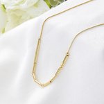 Personalized Dainty Morse Code Hidden Message Necklace Friendship Jewellery Birthday Wedding Gift for Women Girls