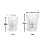 Gepersonaliseerde Pickleball Paddles Shatterproof Food Grade PP Plastic Cup Set van 10 Party Club Gift voor Pickleball Fans