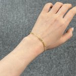 Bracelet Minimaliste Personnalisé avec Message Secret en Morse Cadeau d'Amitié à Longue Distance pour les Femmes