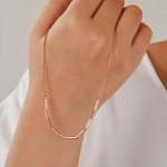 Personalized Dainty Morse Code Hidden Message Necklace Friendship Jewellery Birthday Wedding Gift for Women Girls