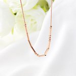 Personalized Dainty Morse Code Hidden Message Necklace Friendship Jewellery Birthday Wedding Gift for Women Girls