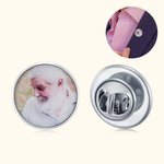 Personalised Photo Lapel Pin Memorial Boutonniere Pin Wedding Father's Day Gift for Men Groomsmen