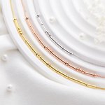 Personalized Dainty Morse Code Hidden Message Necklace Friendship Jewellery Birthday Wedding Gift for Women Girls