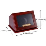 Personalized Golf Ball Wooden Display Case with Engraved Plaque Birthday Anniversary Father's Day Gift for Golf Lover