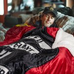 Personalized Fire Helmet Shield Maltese Cross Design Firefighter Soft Throw Blanket with Text Birthday Appreciation Gift for Firemen