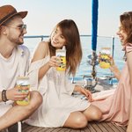 Verre Givré 591ml Personnalisé avec Nom Motif d'Été Gobelet avec Couvercle en Bambou et Paille Cadeau d'Anniversaire Vacances pour Famille