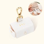Anillo de boda de cuero personalizado bolsa de portador de collar de perro con texto grabado propuesta de compromiso de regalo de fiesta de boda para 