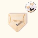 Personalized Softball Baseball Wooden Hat Hook with Engraved Name Birthday Gift for Athletes Sports Lover